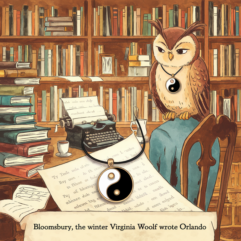 Bloomsbury study, literary illustration, London