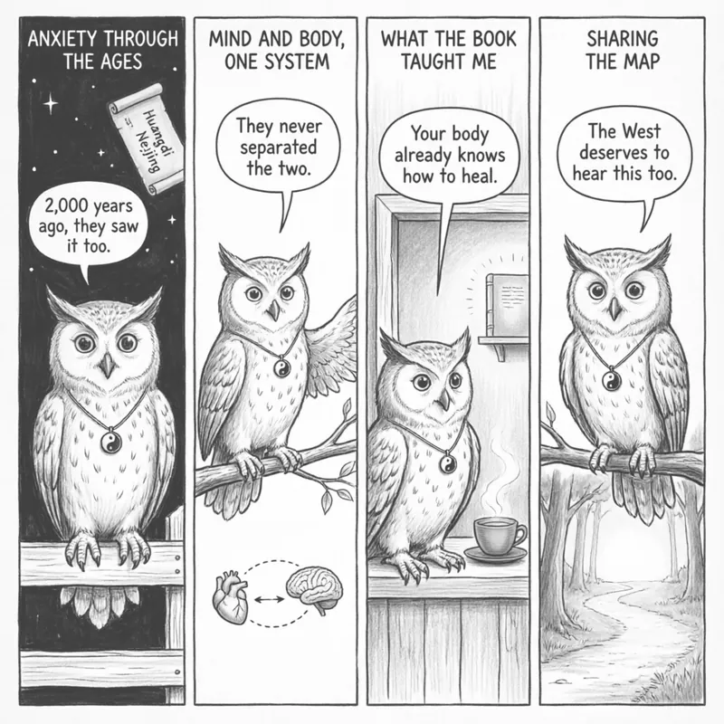 Ollie the TCM Owl: bridging ancient Chinese wisdom with modern Western anxiety