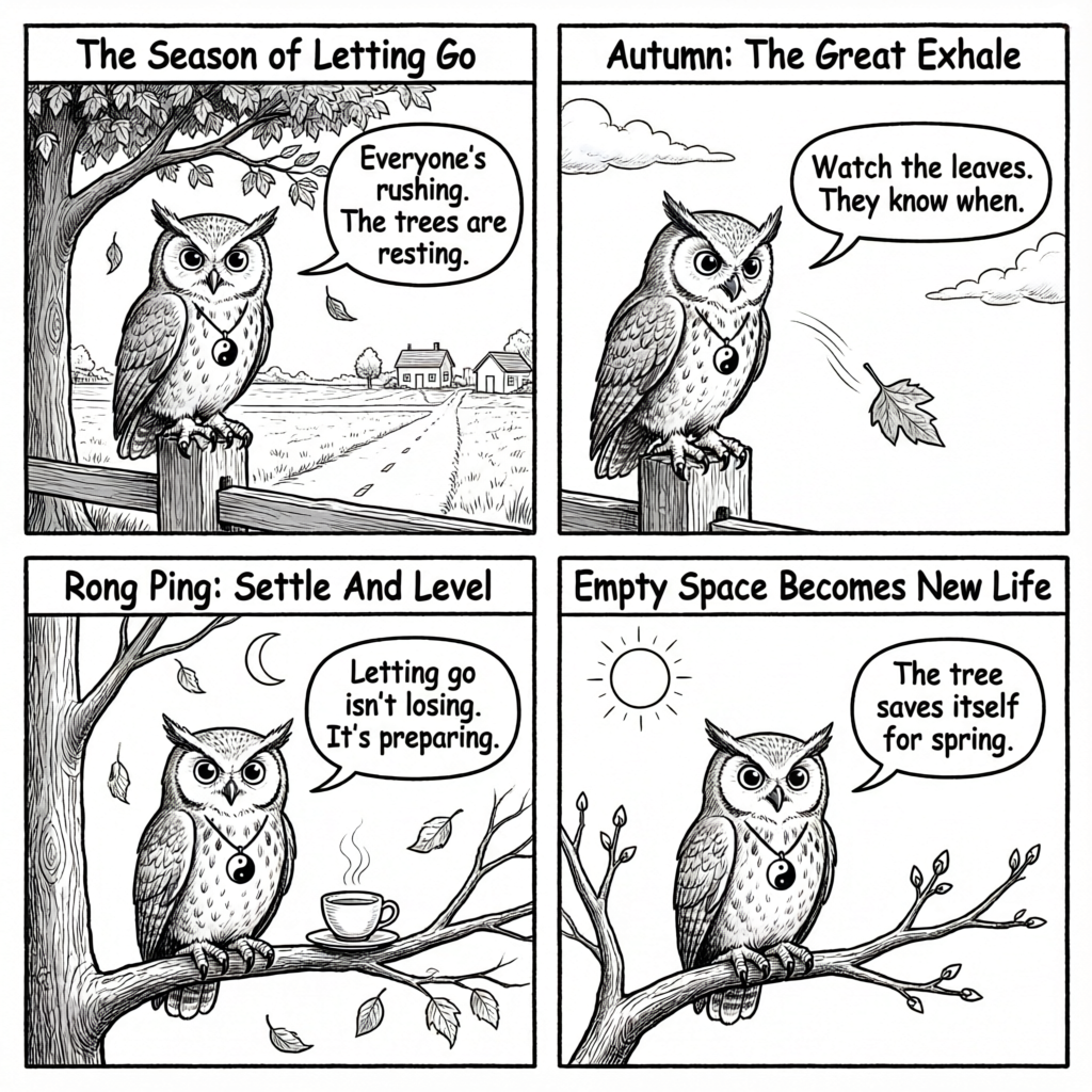 Ollie explains the season of letting go — autumn's ancient wisdom