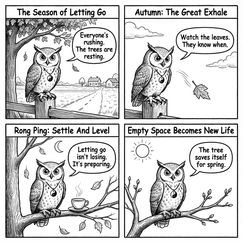Ollie explains the season of letting go — autumn's ancient wisdom